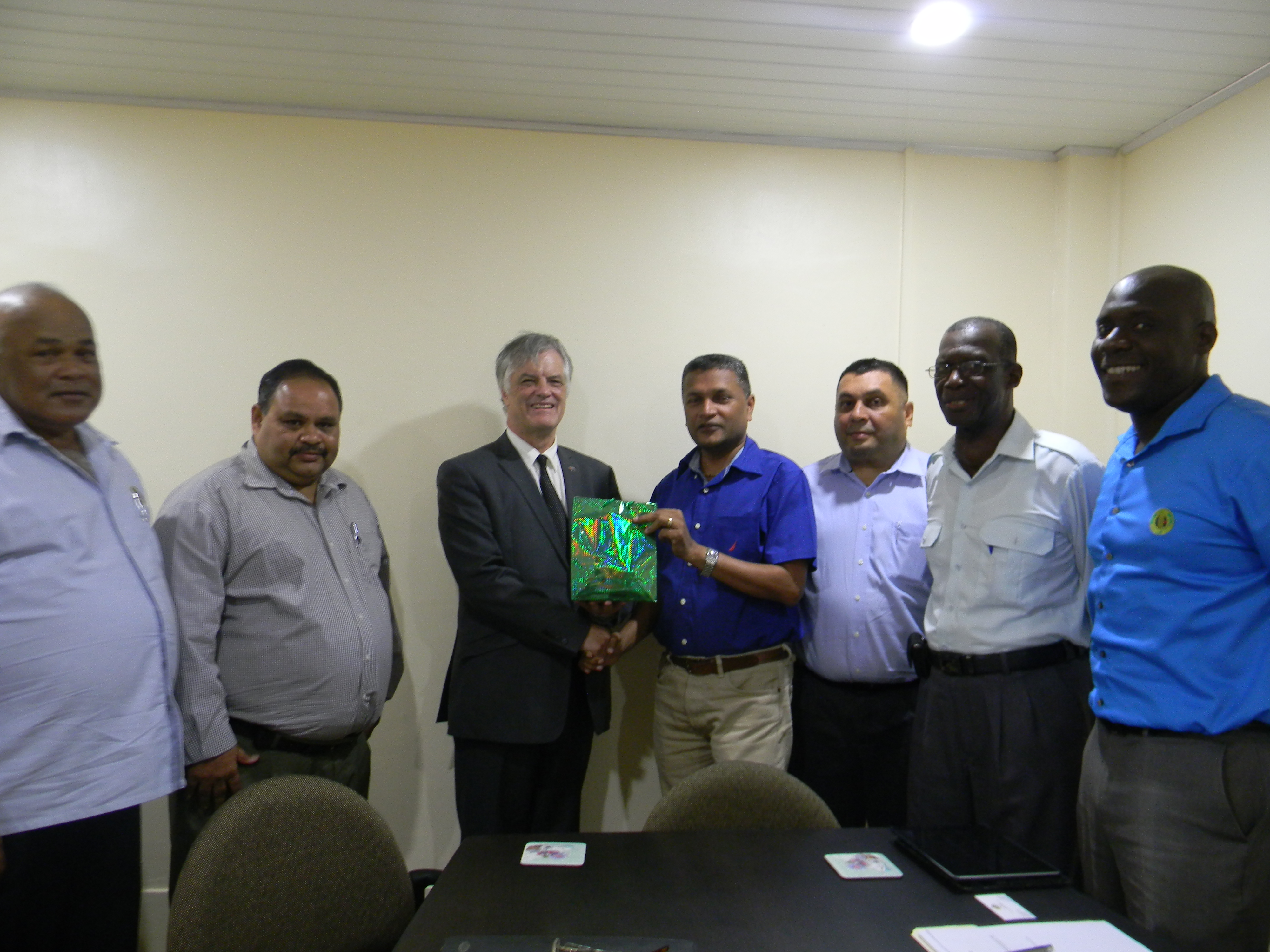 Australian High Commissioner pays courtesy call on GCB