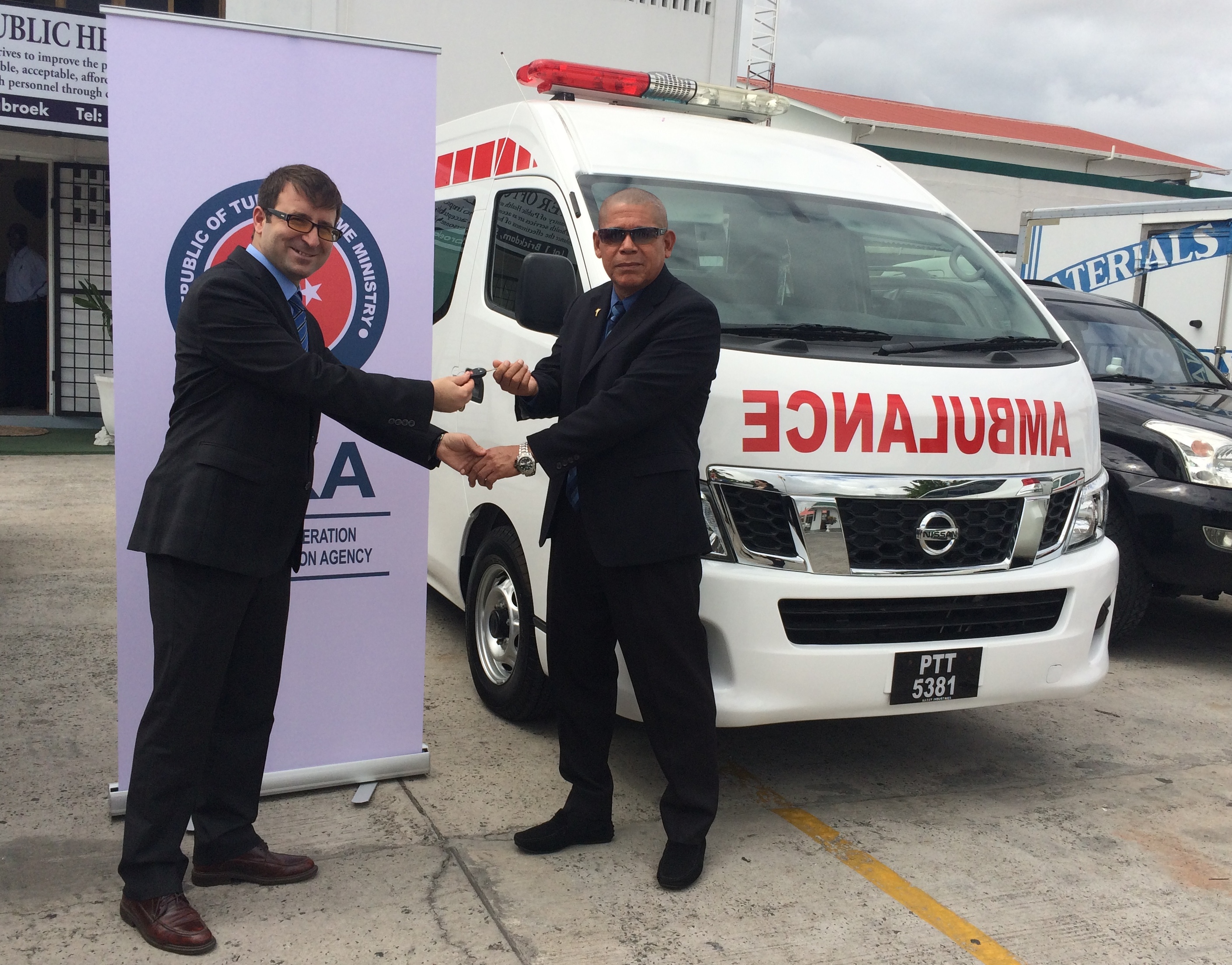 Guyana’s emergency response boosted with donation of 2 ambulances