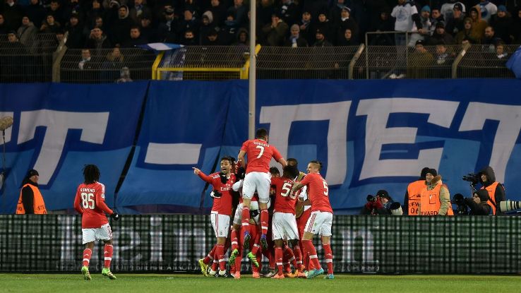 Benfica head into Champions League quarters after victory over Zenit