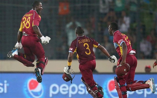 Darren Sammy pulls off thriller as West Indies beat Australia by 3 wickets in ICC World T20 warm-up