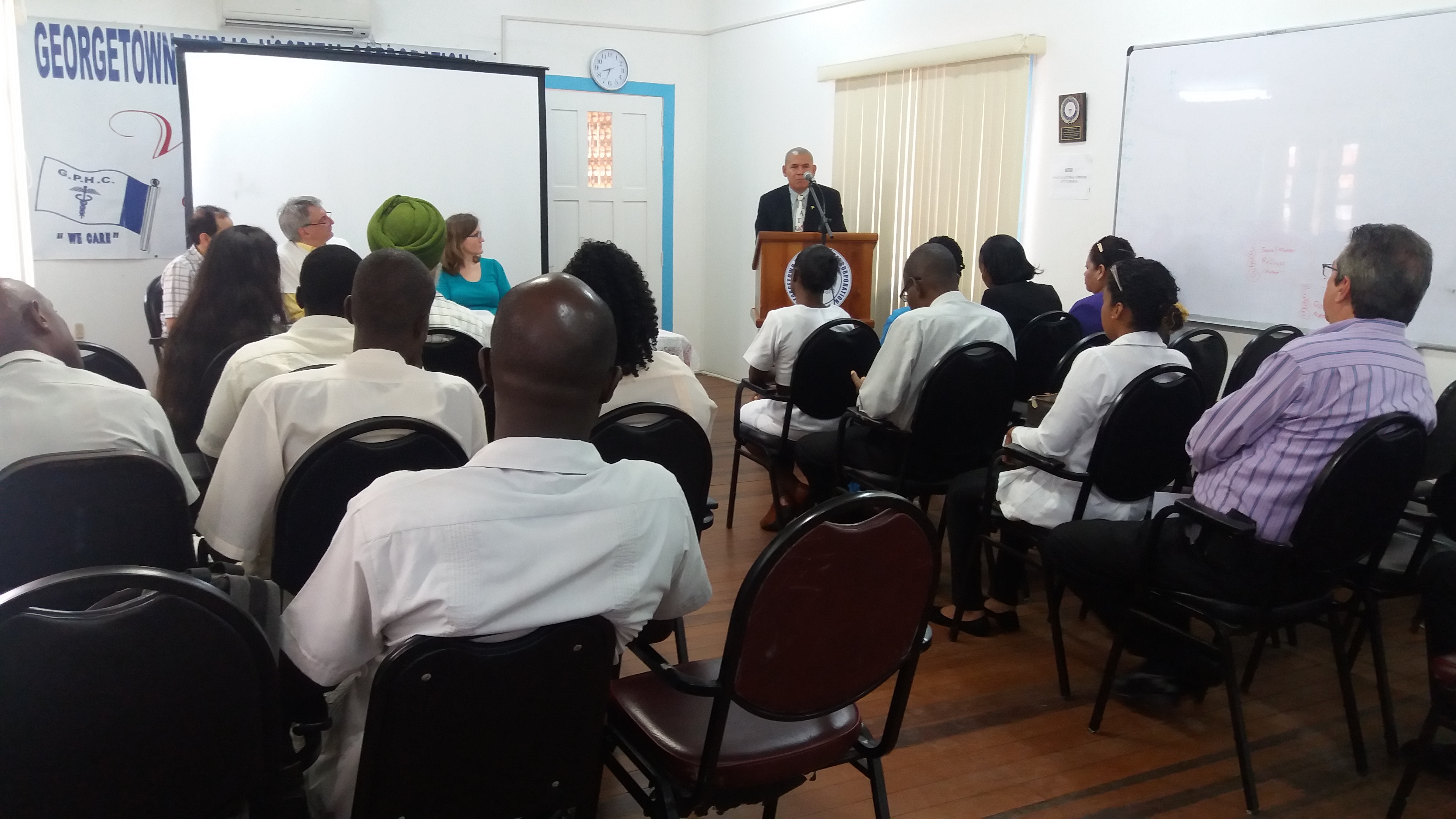 Public Health Ministry & Canadian team hold Code White/Restraint Workshop