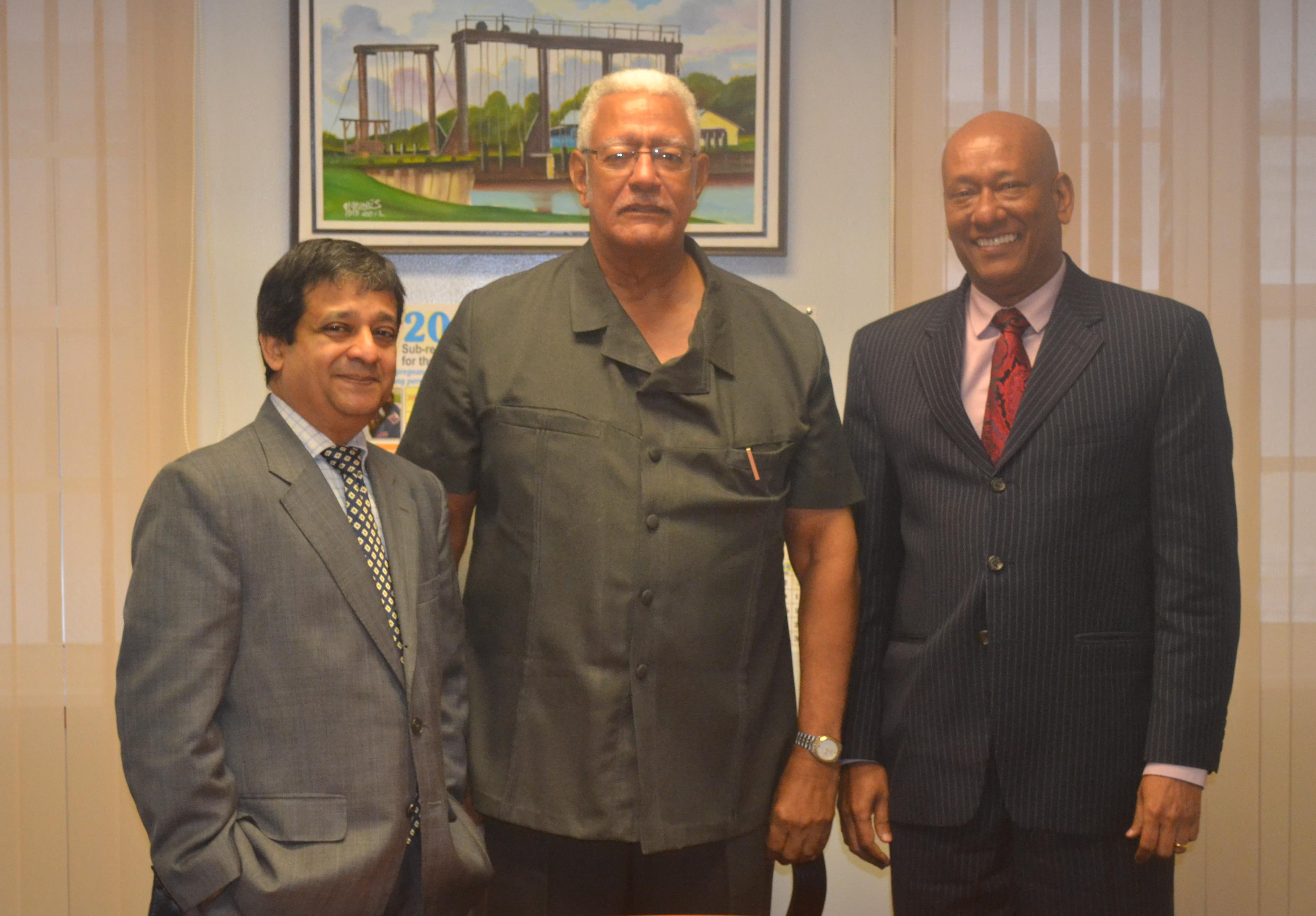 Guyana’s Ambassadors to China and US meet with Agri Minister