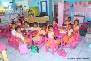 Pupils of the Ghandi Nursery, Enmore