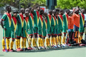 The Guyanese contingent was the youngest at the championship.