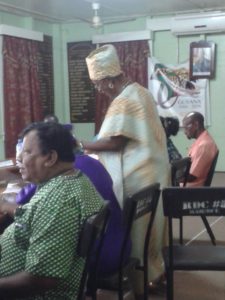 APNUAFC Councillor Carol Joseph 'gyrating'