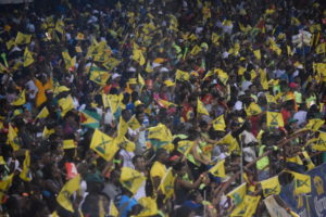 Amazon Warriors fans were out in their numbers to cheer on the team