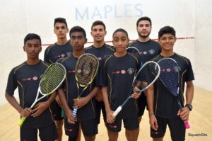 Guyana's male team strikes a pose
