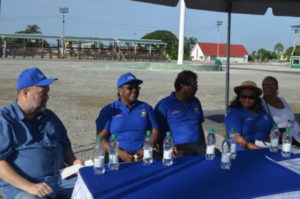 United States of America’s, Ambassador to Guyana, Perry Holloway, Minister within the Ministry of Natural Resources and the Environment, Simona Broomes and Public Security Minister, Khemraj Ramjattan along with Minister of Social Protection, Volda Lawrence 