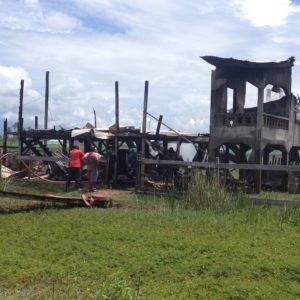 Remains of the fire