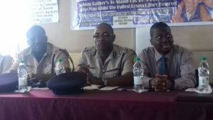 From Left; Deputy Commander, Commander of B Division, Ian Amsterdam and Technical Director of BID, Richard Maugh