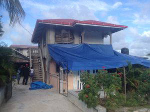 The house where Alliea resided with her grandparents