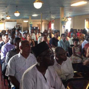 A section of the gathering at the St Francis Community Developers Hall