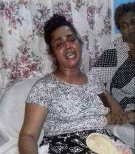 Devastated Jasmattie Dhanraj (mother)