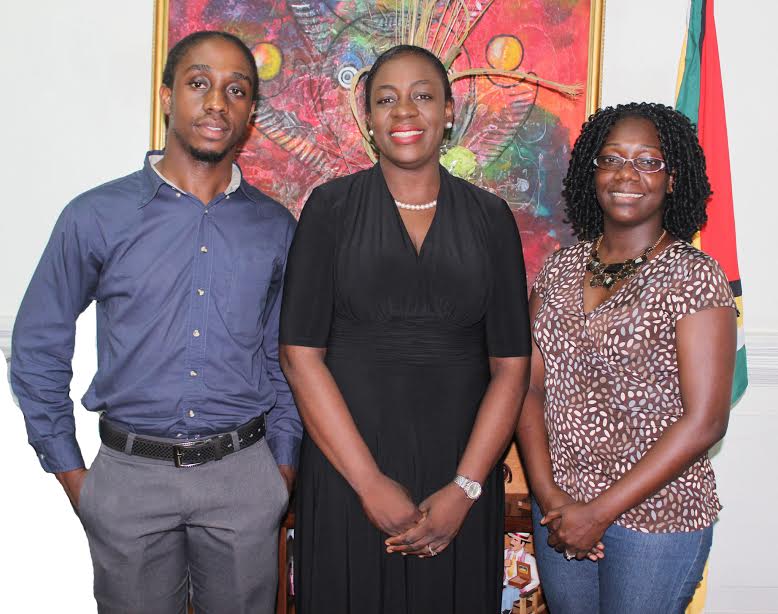 Youth Ambassadors representing Guyana at Youth Summit in Belize