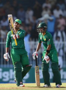 Sharjeel Khan celebrates his fifty