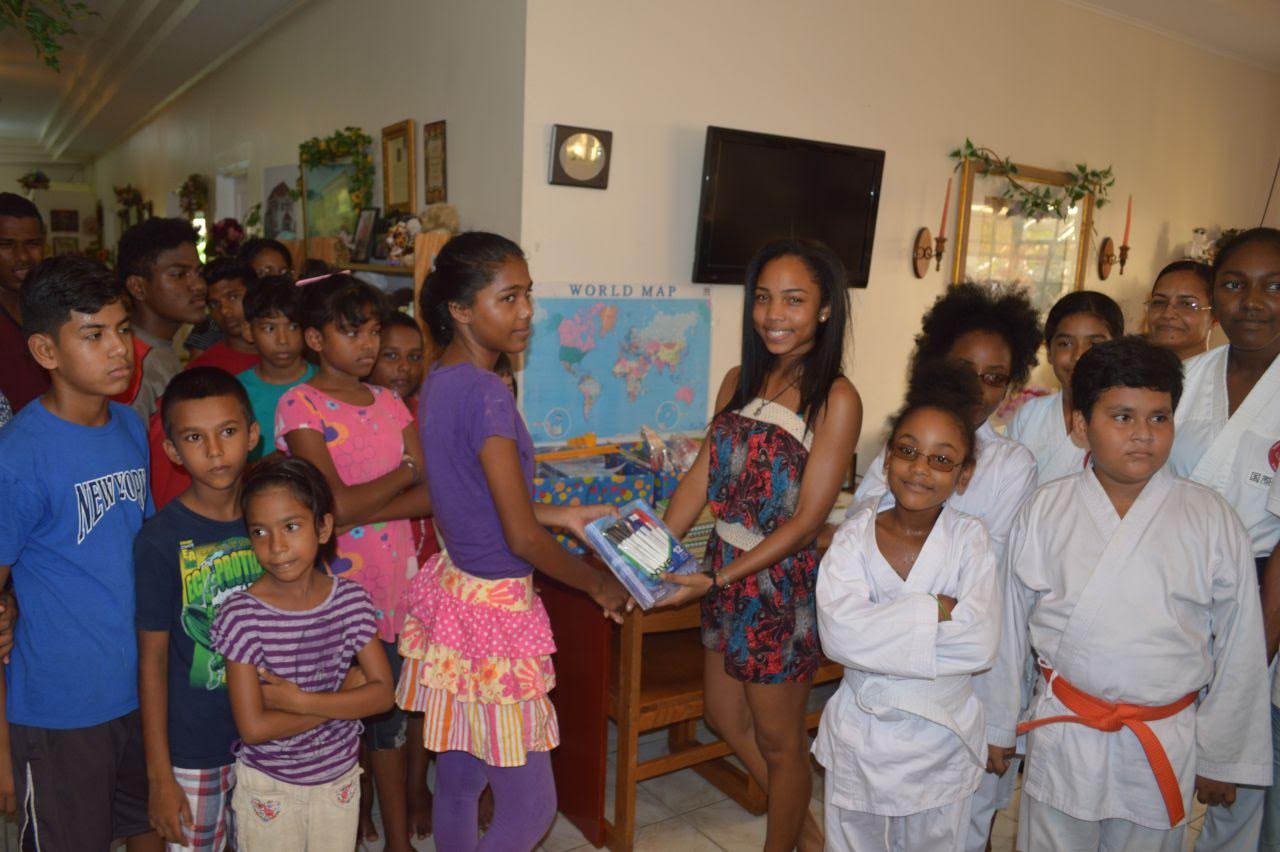 Guyana Karate College donates school supplies to ‘Bless the Children Orphanage’