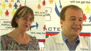 Linda Lehman and Dr Jaison Barreto