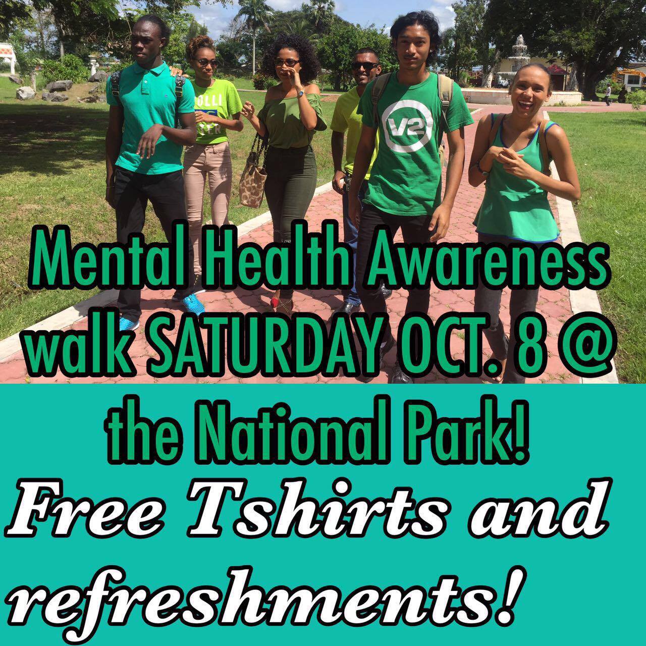 Miss World Guyana 2016 and One Act Foundation team up to host Mental Health Awareness walk