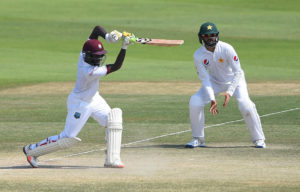 Jermaine Blackwood fell short of a century by five runs