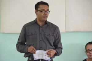 Facilitator, Mr. Yohann Sanjay Pooran