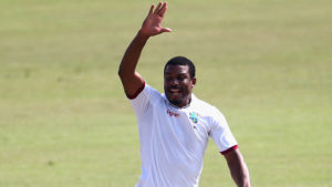 Shannon Gabriel rocked Pakistan's batting with two wickets in the first over of the match