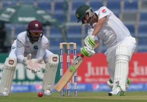 Younis Khan gathers off-side runs on the opening day
