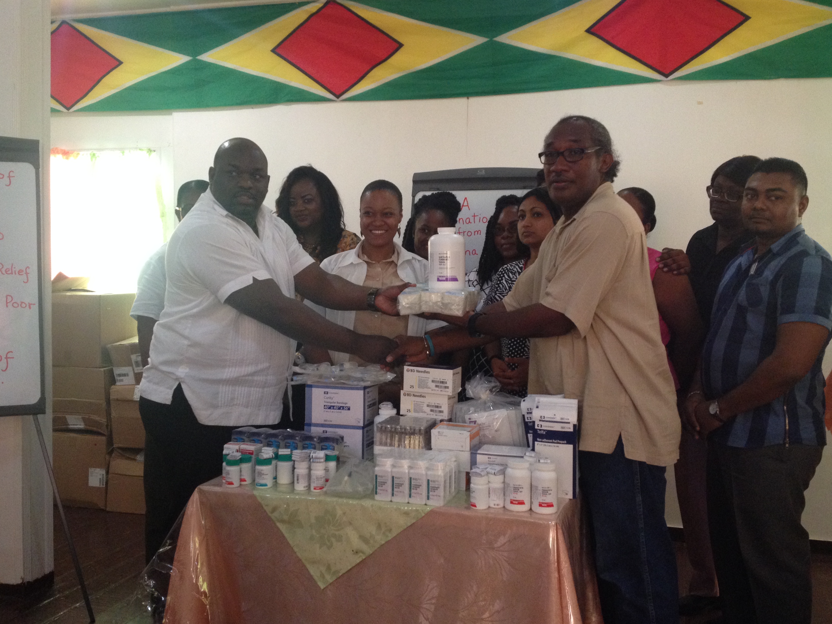 Berbice Regional Health Services receives over $18M in Medical Supplies