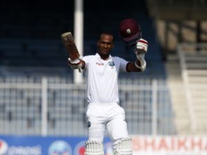 Kraigg Brathwaite's hundred was the fifth of his Test career