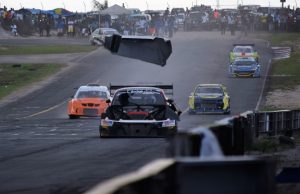 OOPS! Doug Gore looses the bonnet of his Audi TT