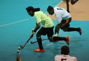 Canadian international Jeewan Bath on the attack in last year's festival