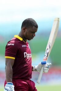 Playing just his fourth ODI, Lewis struck a superb 148 in 122 balls. 