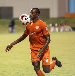 Chris Nurse in action for Puerto Rico FC
