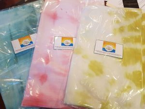The dyed fabric to be exported