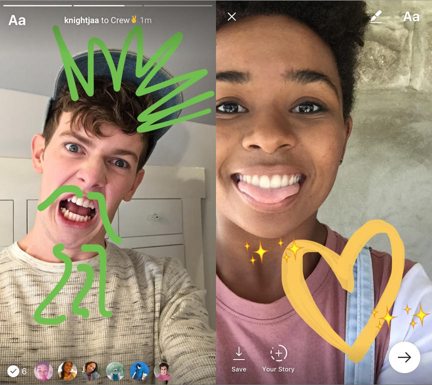 Instagram adds live video and disappearing group messages in its quest to conquer Snapchat