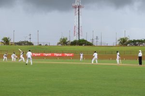 Guyana Jaguars opener Shimron Hetmyer was in a hurry to finis the match, hitting two fours and six