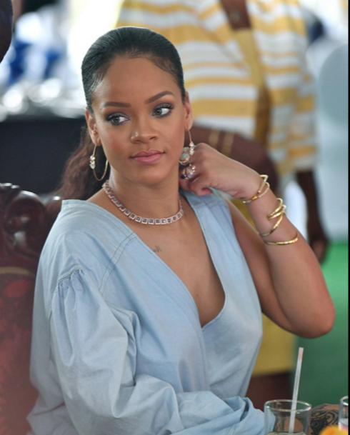 Prince Harry meets Bajan super star Rihanna