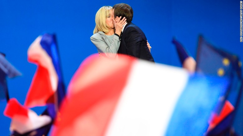 The man who could be France’s next president married his schoolteacher