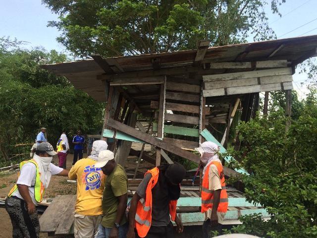 Gov’t destroys houses in Sophia