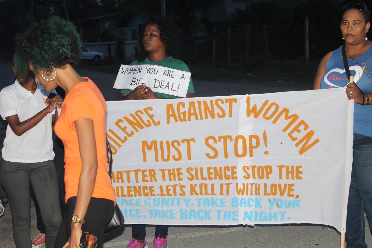 Victims march to end violence against women