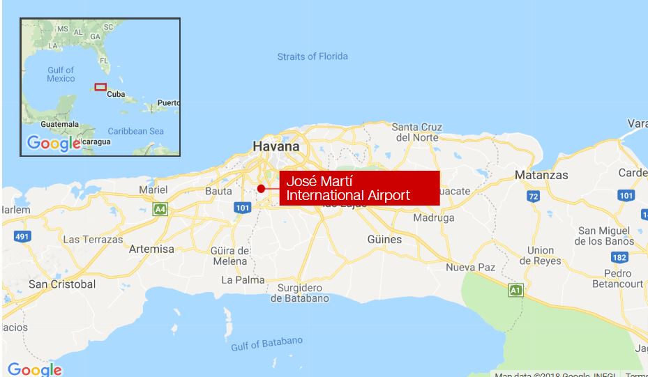 Plane crashes after takeoff at Havana airport