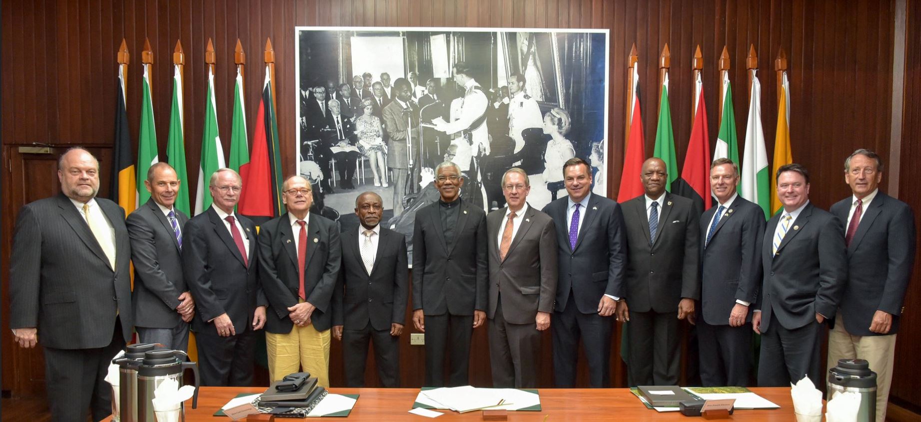 President Granger meets US Congressmen