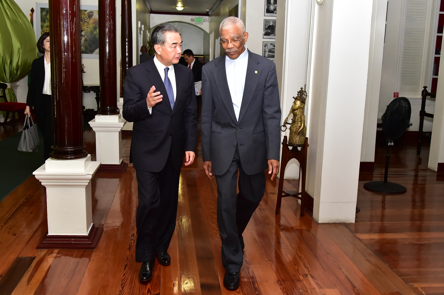 President Granger discusses areas of mutual interest with China