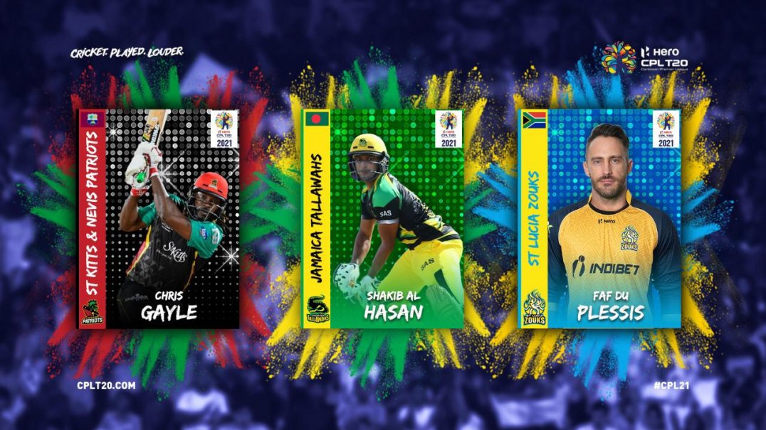 Gayle, Shakib and du Plessis to make CPL return this season