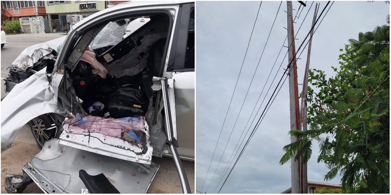 Car crashes into GPL pole