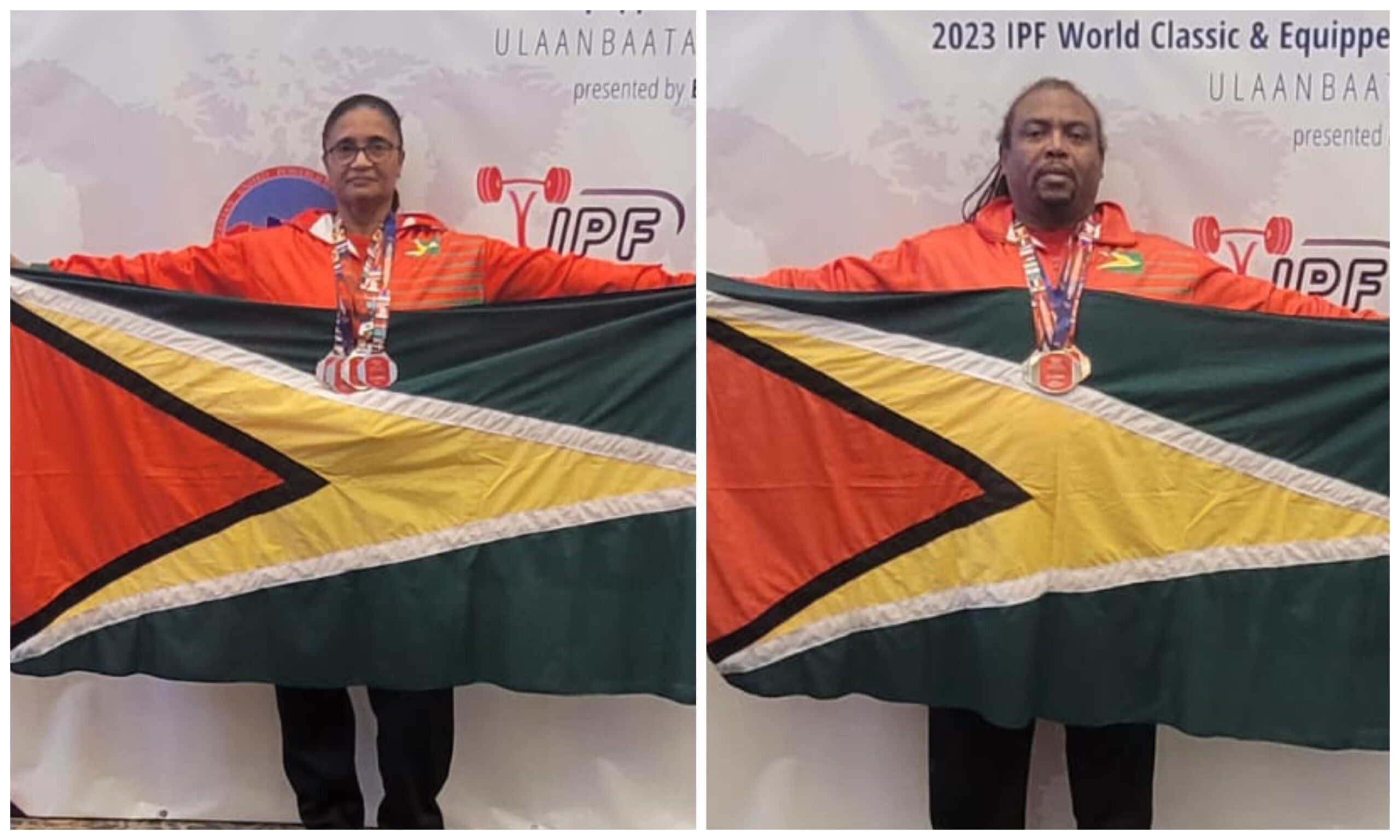 Seven medals for Taharally and Rogers at World Classic & Equipped Masters Powerlifting Championship