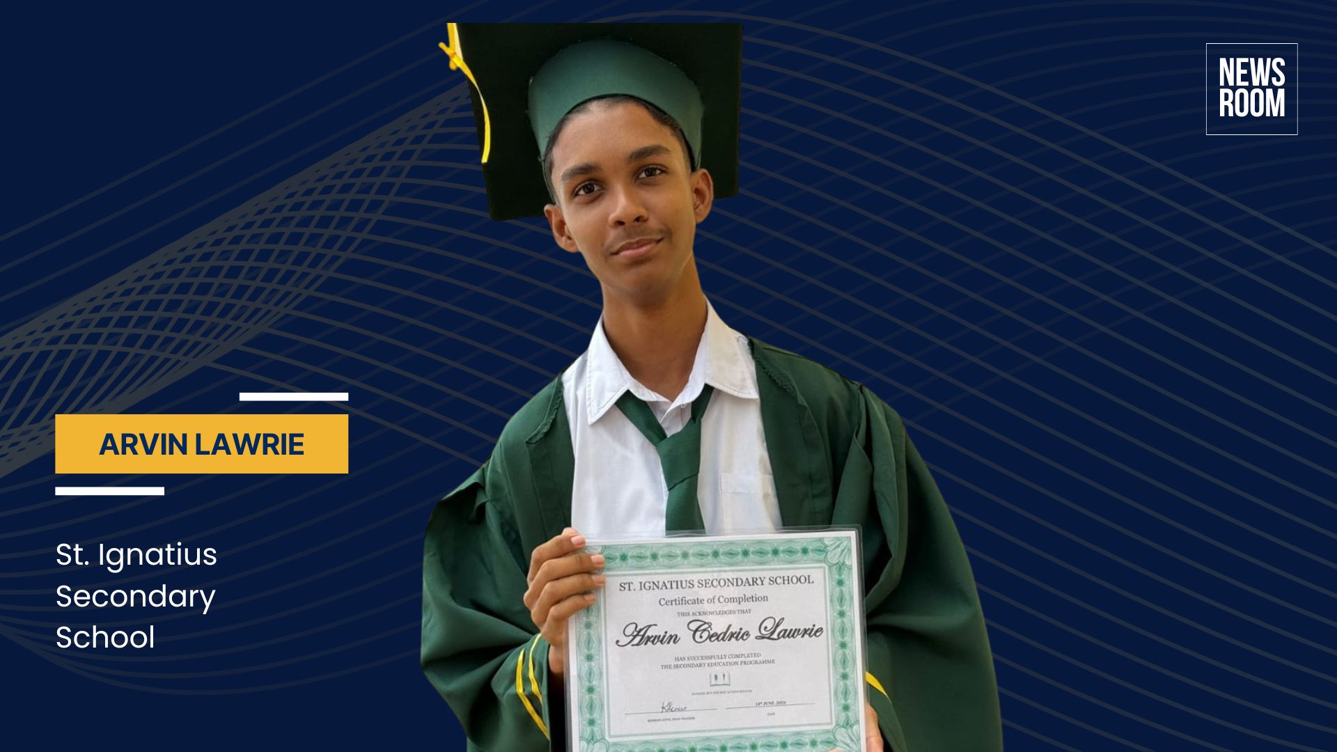 St. Ignatius top student excels at CSEC exams