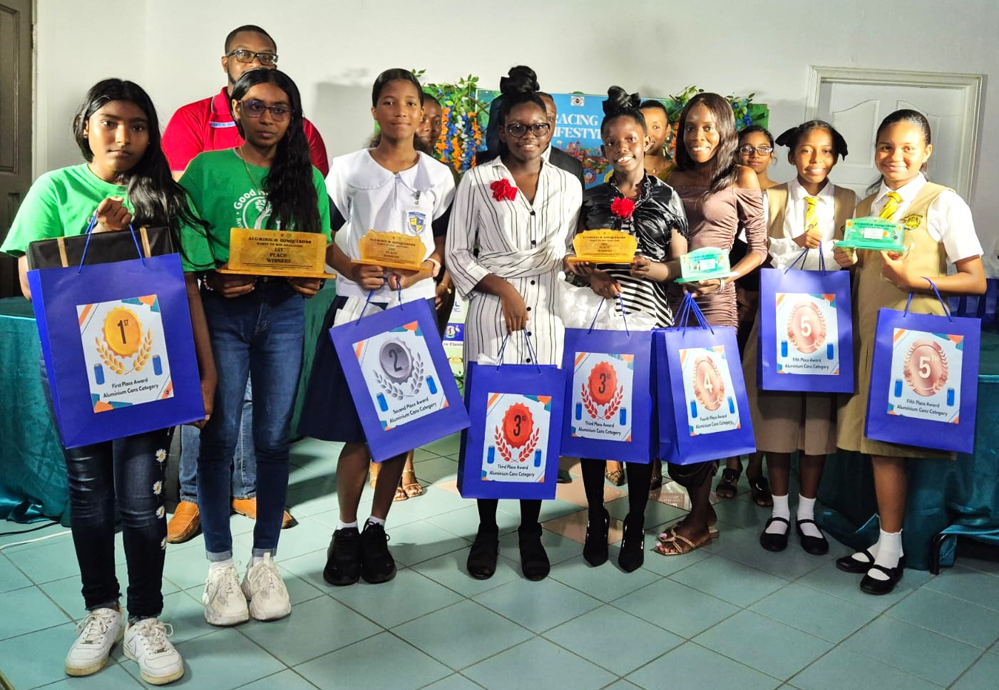 Almost 30, 000 plastic bottles collected by students in plastic pollution competition