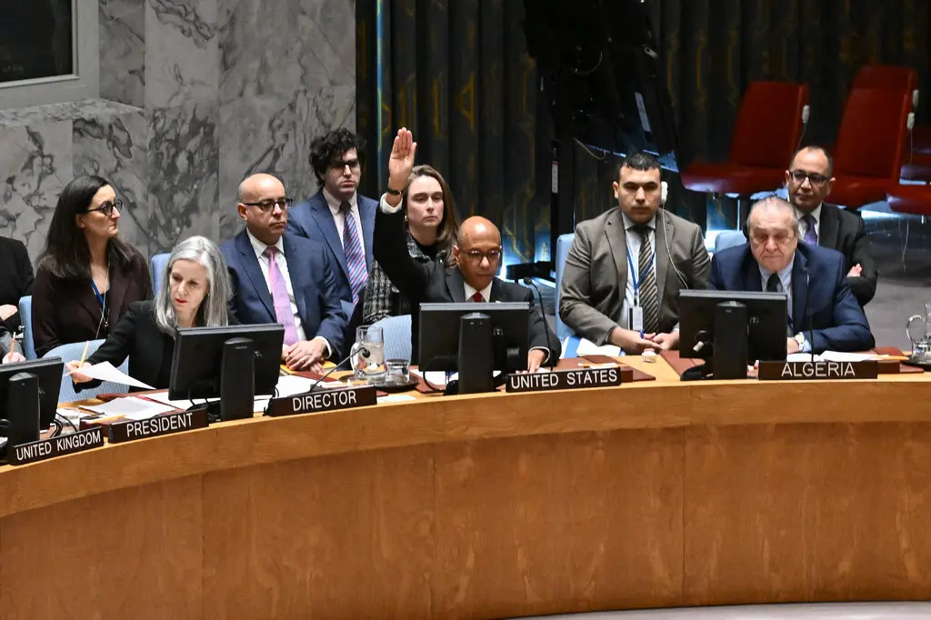 US vetoes UN Security Council resolution on Gaza ceasefire