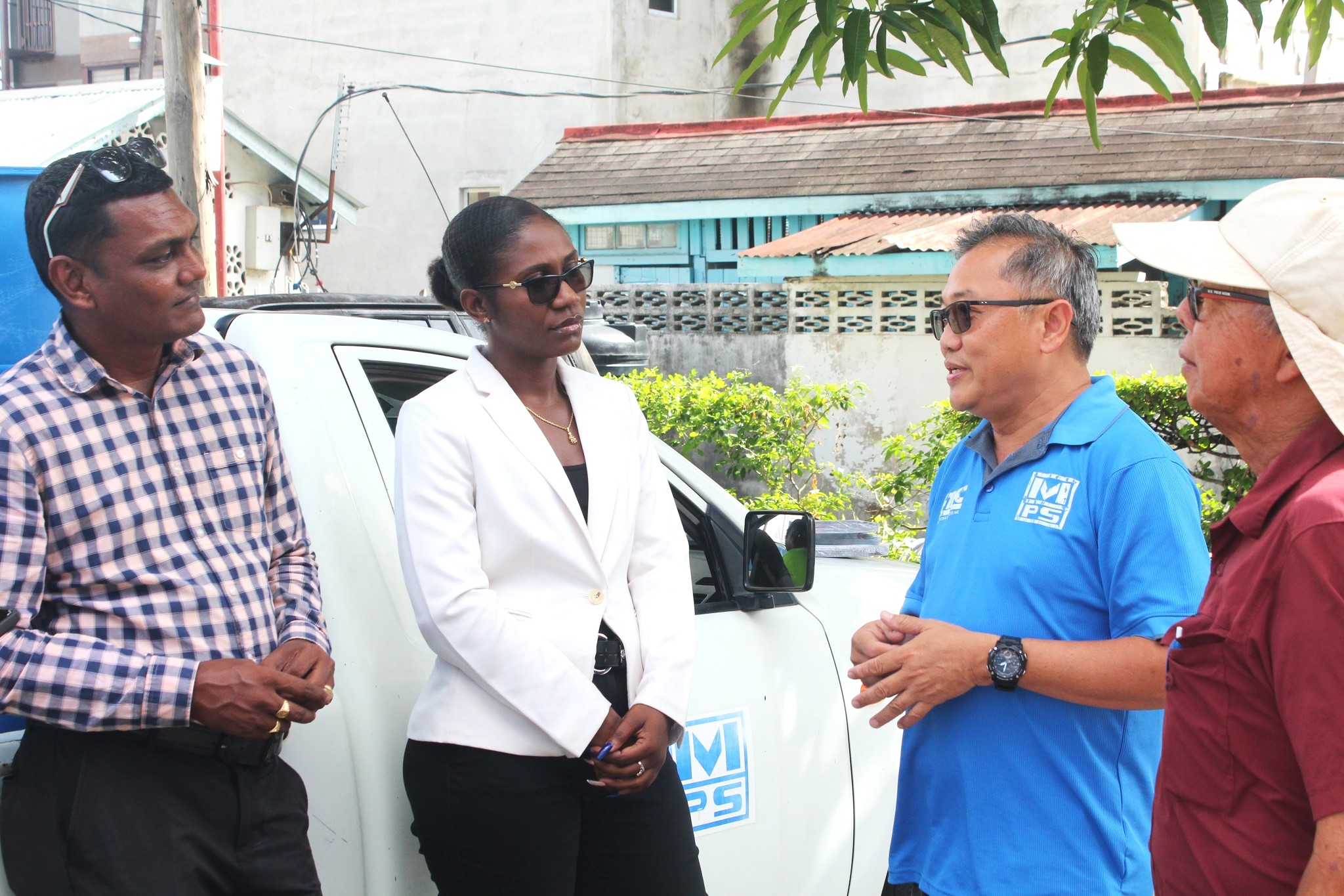 Waste receptacles strategically placed at high traffic spots in Georgetown