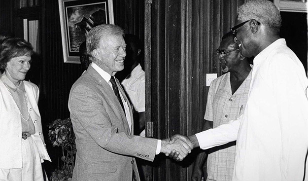 Carter: “The most personal danger I have felt since leaving the White House was in Guyana in 1992″